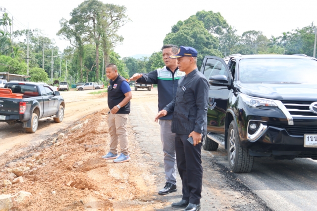 ลงพื้นที่ร่วมกับนายอำเภอเมืองระนอง